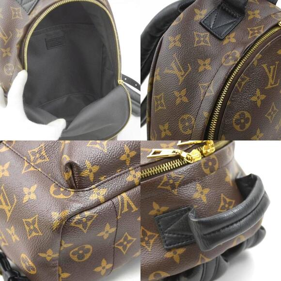 LOUIS VUITTON Black Monogram Backpack - Picture 3 of 5